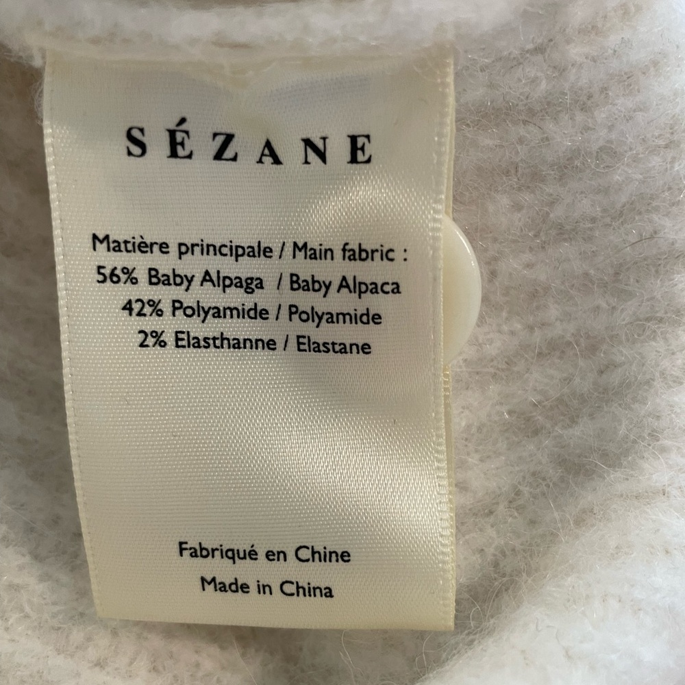 Sezane Cream Sweater - Picture 5 of 5